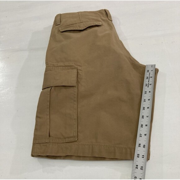Vintage Eddie Bauer Cargo Shorts Men’s 33 Khaki Tan Bermuda Hiking Outdoor Y2K - Picture 12 of 12
